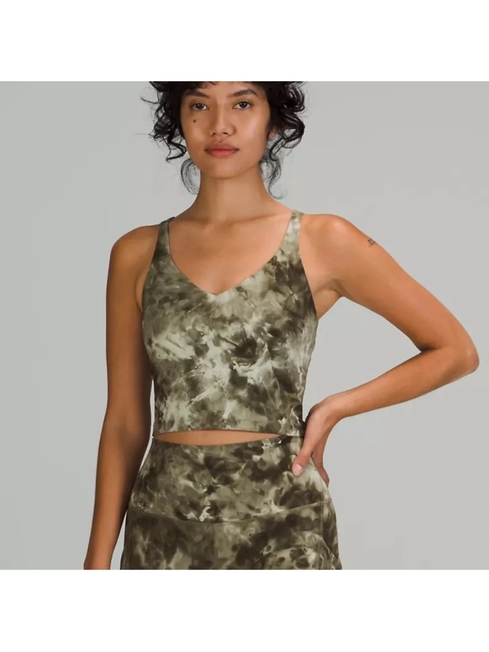 Lululemon Align Tank in Green Tie Dye Size 4